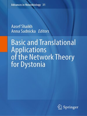 cover image of Basic and Translational Applications of the Network Theory for Dystonia